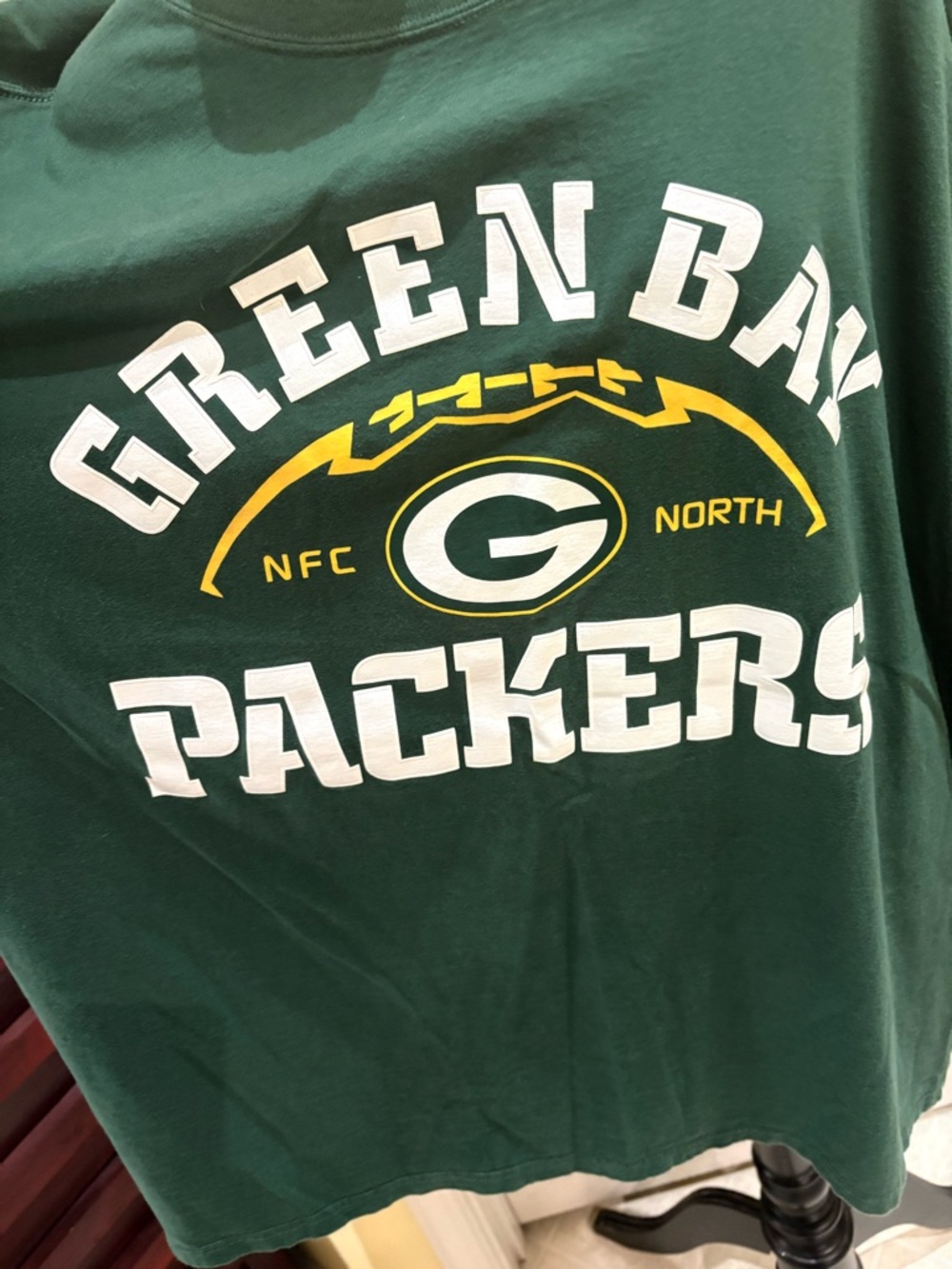 NFL Pro Line Green Graphic agree Bay Packers Tee - 4XL - Picture 4 of 9